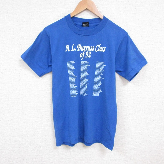 【商品番号】 tsv55060984 【商品名】 M & starf;古着 スクリーンスターズ 半袖 ビンテージ Tシャツ メンズ 90年代 90s 名簿 ネック USA製 青 霜降り 【メン
